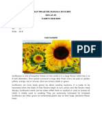 Ujian Praktik Bahasa Inggris Kelas Ix TAHUN 2018/2019: Sun Flower