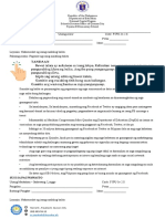 FILIPINO QRTER 1 WK 2 Template For Worksheets PBES