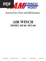 Air Winch: Instructions, Parts and Maintenance