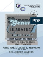 CHEMISTRY Module 5-6 (1st Grading)