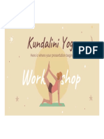 Kundalini Yoga Workshop by Slidesgo