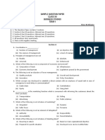 Business Studies-Xii-Sample Question Paper 2021