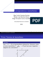 Teorema de Correspondencia e Isomorfismos