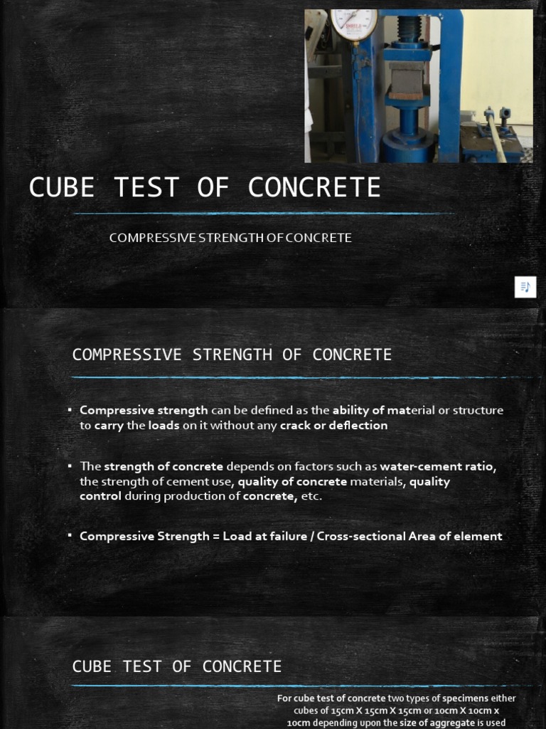 Concrete Cube Test Procedures and Strength | PDF | Concrete | Materials