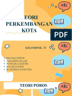 Geografi Teori Perkembangan Kota (Kel. IV)