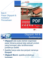 Bab 9 Pasar Oligopoli Arsitektur Perusahaan