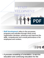 Staff Development Prgram