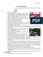 Activity 5: Mycobacteria