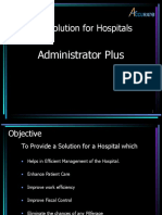 ERP Solution For Hospitals: Administrator Plus