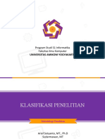 Materi - 2 - KLASIFIKASI - PENELITIAN