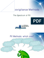 Pharmacovigilance Methods: The Spectrum of PV