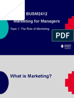 Topic 1 - The Role of Marketing-1