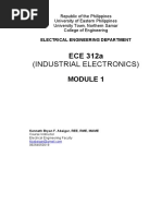(Industrial Electronics) : ECE 312a