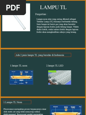 Pengertian lampu tl