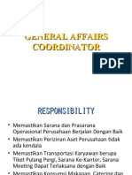 General Affairs Coordinator