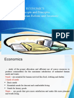 ECONOMICS CONCEPTS AND PRINCIPLES