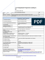 MSc Water Engineering Programme Specification