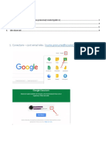 Google Classroom Manual de Utilizator