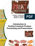FTec 150 - Intro To Meat Processing