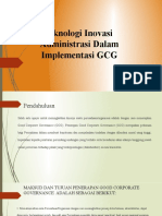 Teknologi Inovasi Administrasi Dalam GCG