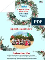 Festival English Talent Show en Educación Primaria Nov 2021