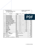 S. No. Description Unit Qty Rate Amount Hsn/Sac Code