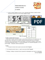 Test de Evaluare Alfabetul Istoriei Cls. V