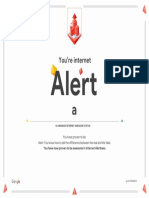 Google Interland A Certificate of Alertness