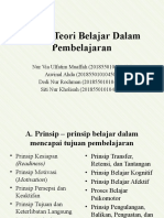 Teori - Teori Belajar Dalam Pembelajaran