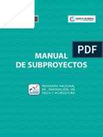 Manual de Subproyectos PNIPA