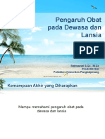 Pengaruh Obat - Dewasa Lansia