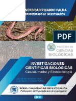 Cuaderno de Investigacion 04 INVESTIGACIONES CIENTÍFICAS BIOLÓGICAS CÉLULAS MADRE Y ECOTOXICOLOGÍA
