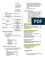 Cost Volume Profit Analysis (CVP Analysis) : Incremental Contribution"