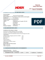 AFFF Foam Extinguisher MSDS