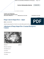 Pump Control Output Flow Adjust