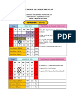 Lampiran 3 KALENDER AKADEMIK SEKOLAH