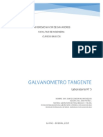 Galvanometro Tangente