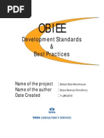 OBIEE Standards and Best Practices