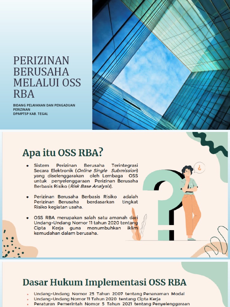 OSS RBA Licensing Services Tegal | PDF | Career & Growth | Business