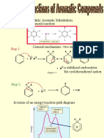 A. Electrophilic Aromatic Substitution 1. General Reaction:: Step 1