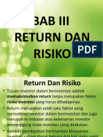 BAB III - Return Resiko
