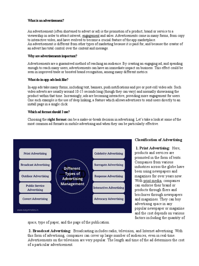 What Is An Advertisement | PDF | Advertising | Brand