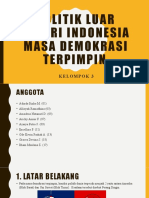 POLITIK LUAR NEGERI INDONESIA MASA DEMOKRASI