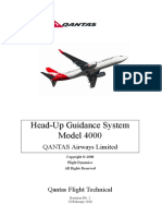 Head-Up Guidance System Model 4000: QANTAS Airways Limited