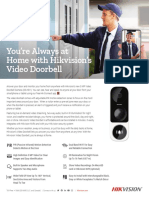 You're Always at Home With Hikvision's Video Doorbell