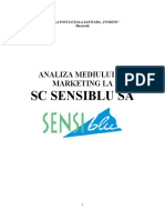 Analiza Mediului de Marketing La SC Sens