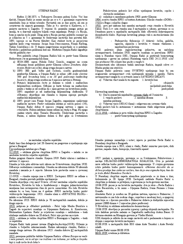 Stjepan Radić | PDF