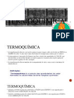 Termoquímica Reações Calor