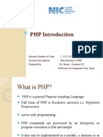 PHP Introduction v1