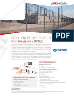 Excellent Perimeter Protection: With Hikvision + OPTEX